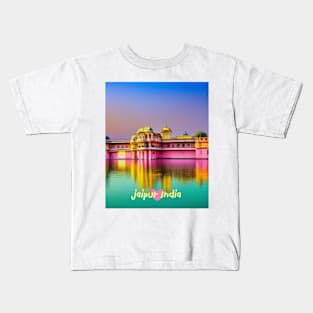 World Travel Fly to Jaipur India Kids T-Shirt